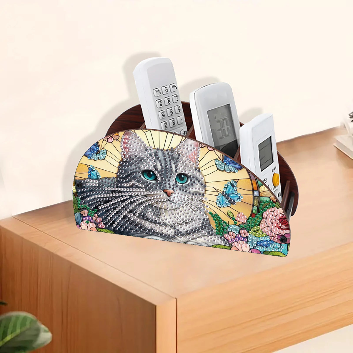 Diamond Painting Kit Organizer Box-Animals and Flowers Pattern DIY Special Shape Diamond Painting Home Decoration Storage Box
