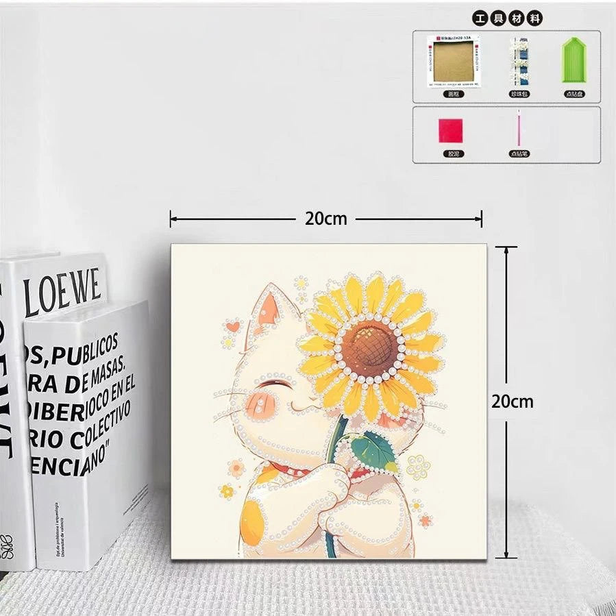 Animal Diamond Pearl Art DIY Craft Kit Pearl Art Kits for Adults 5D Diamond Painting for Beginner Handmade Home Wall Decor
