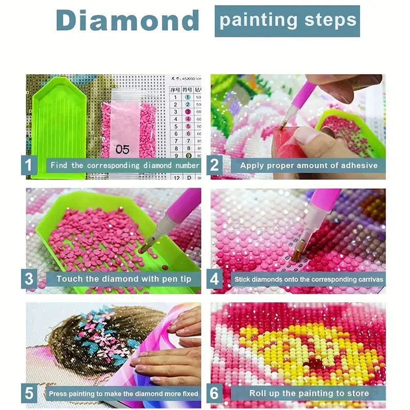 Transform Your Space with the Pink Sky Dolphin Diamond Painting Kit