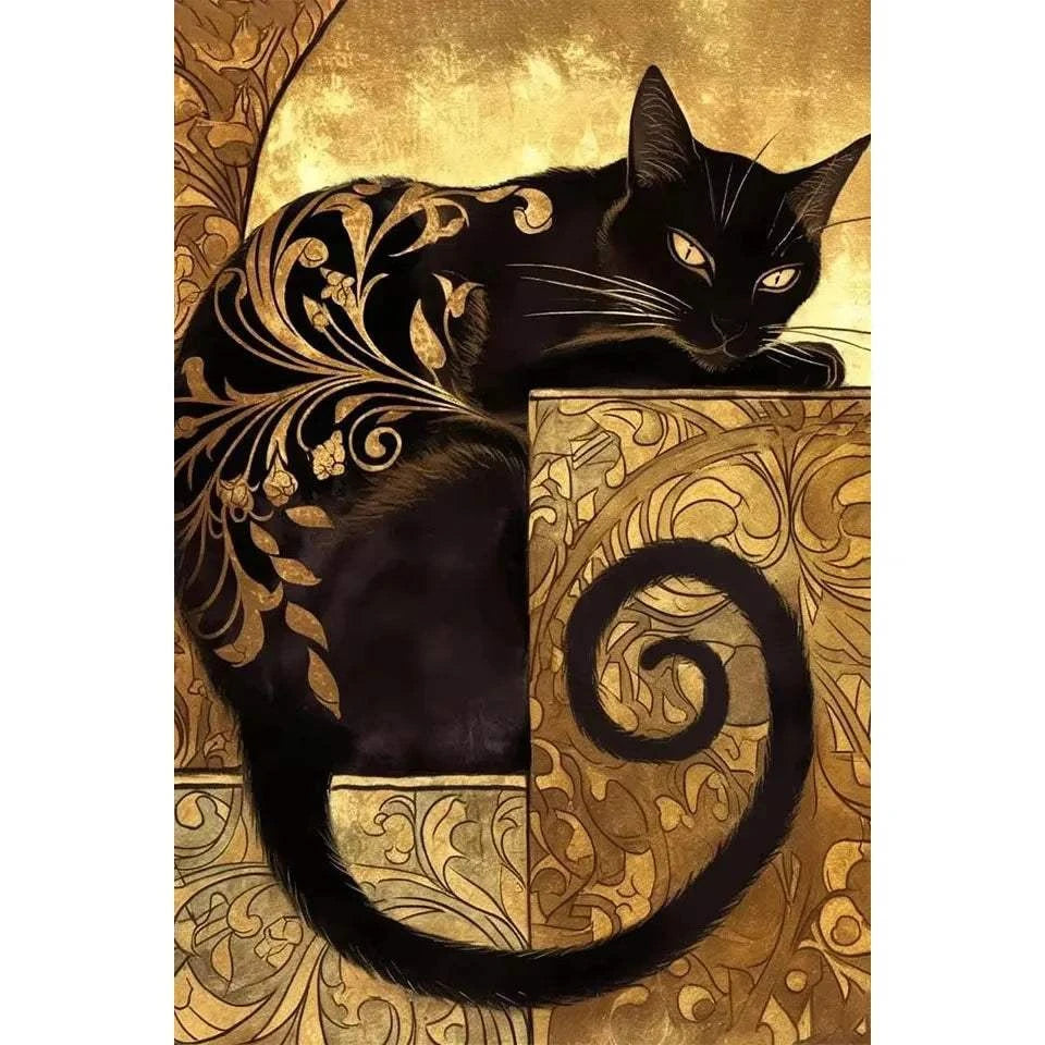 Diamond Painting Kit Animals Cat Full Diamond Mosaic Artwork Creative Handmade Home Decor Exquisite Gift