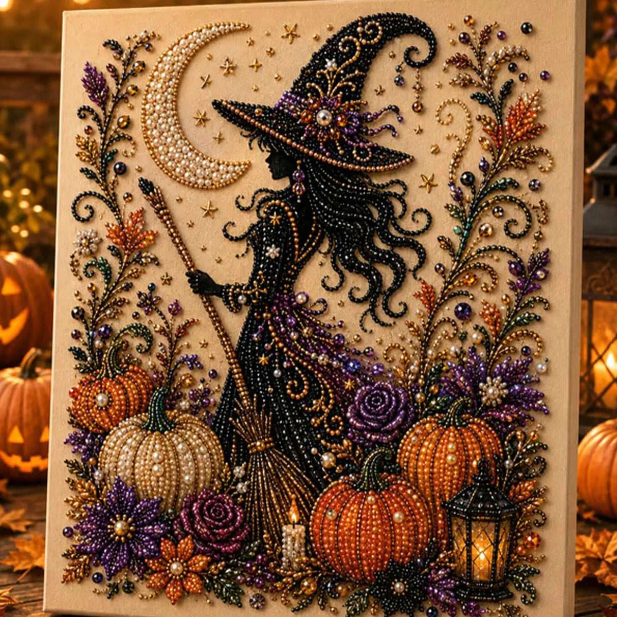 Transform Your Halloween Decor with Our DIY Halloween Diamond Painting Kit