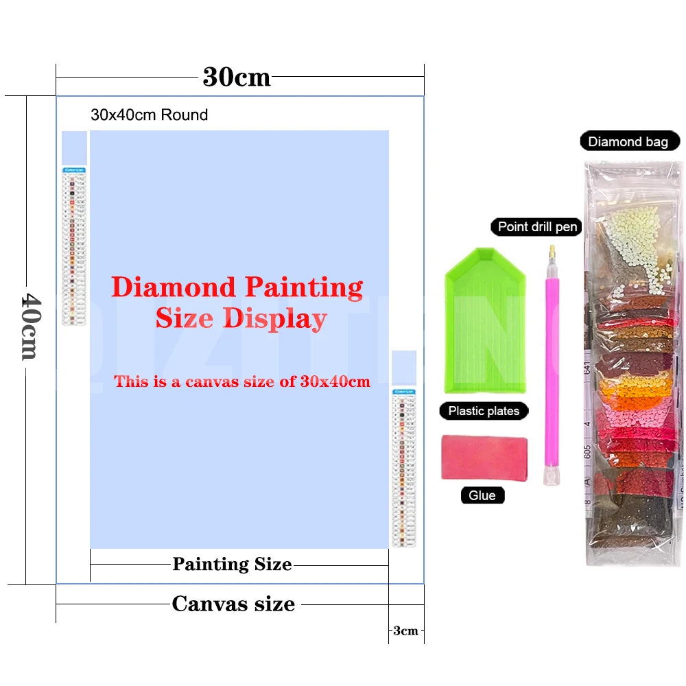 Transform Your Space with the DIY Diamond Painting Kit: Pink Flower Field Elegance