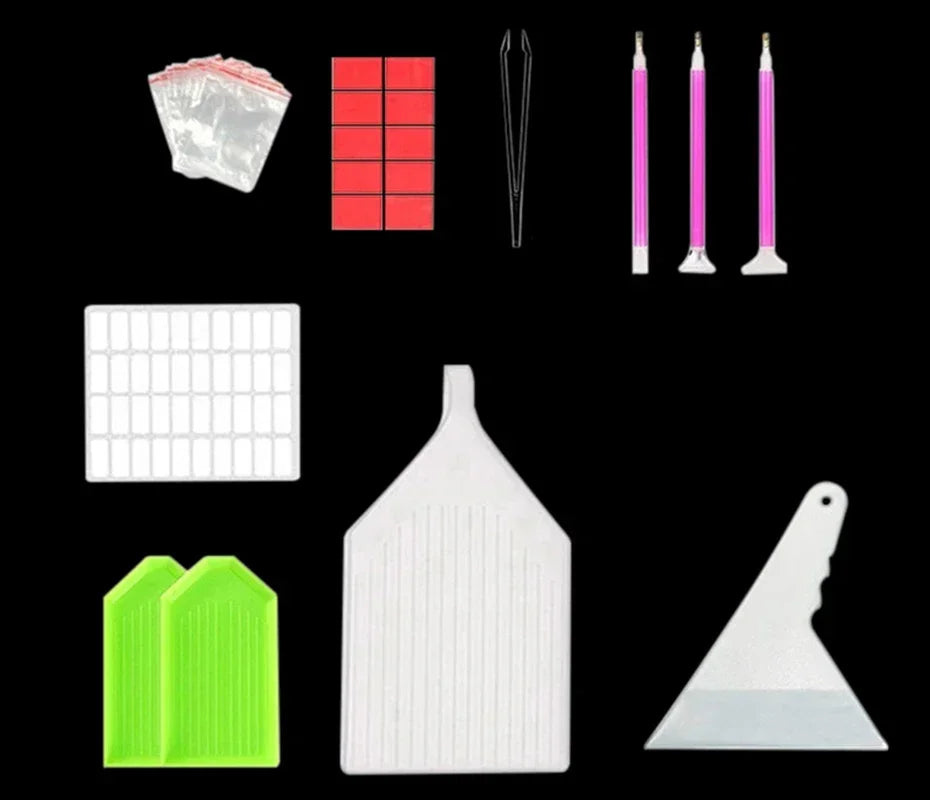 Unlock Your Creativity with the Diamond Painting Essential Tools Set