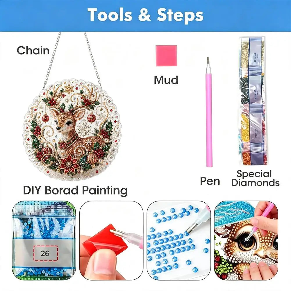 DIY Pearl Diamond Painting Kit – Create Stunning Crafts with Our Acrylic Suncatcher