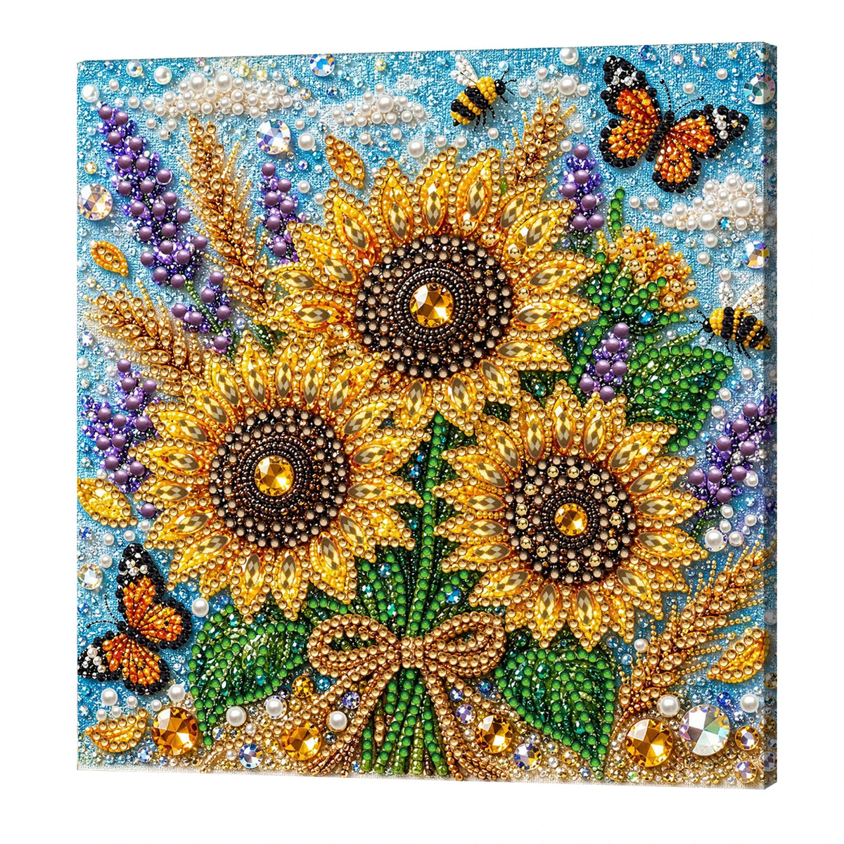 DIY Pearl Diamond Painting Kit: Floral Art for Creative Relaxation