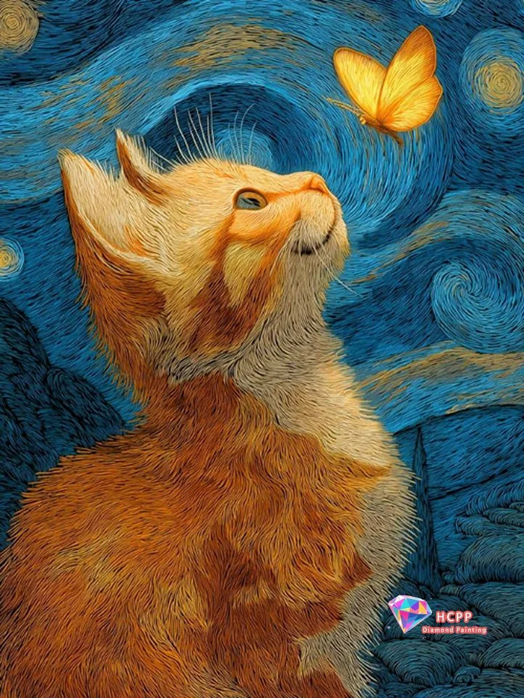 Square Round Diamond Painting Kits Cross Stitch Kit Animal DIY Art Diamond Mosaic Cat Picture Of Embroidery Home Decor Gift
