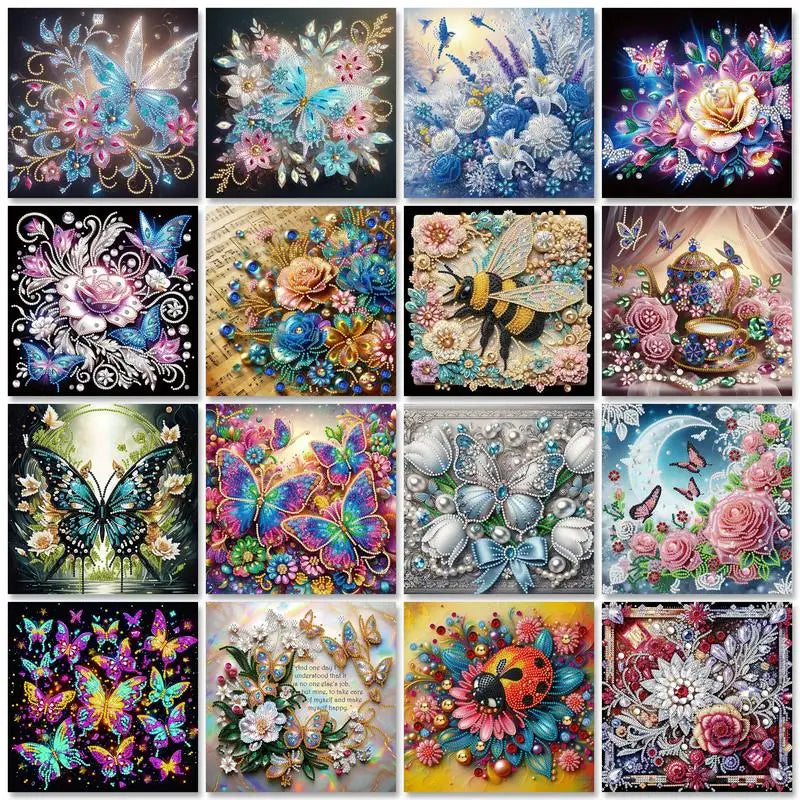 Butterfly Diamond Painting Kit for Adults - Transform Your Space with Elegance