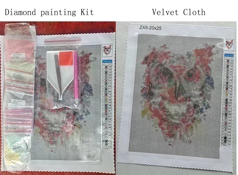 This AB 5D DIY Diamond Painting Kit Features a cartoon Christmas Castle Design and Is an Ideal Choice for Beginners.