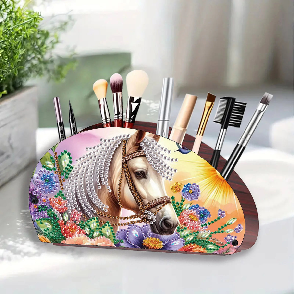 Diamond Painting Kit Organizer Box-Animals and Flowers Pattern DIY Special Shape Diamond Painting Home Decoration Storage Box