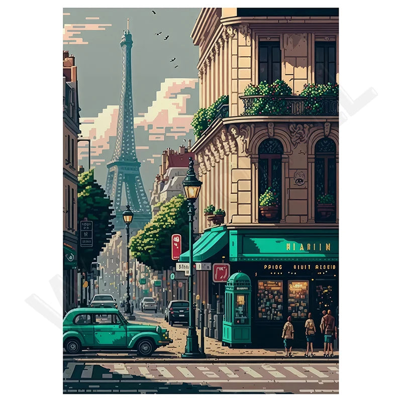 5D Diy Diamond Paintings Kits New 2025 Accessories 30x40 cm Wall Art Diamond Art Painting Kits Embroidery Full Crystal Mosaic