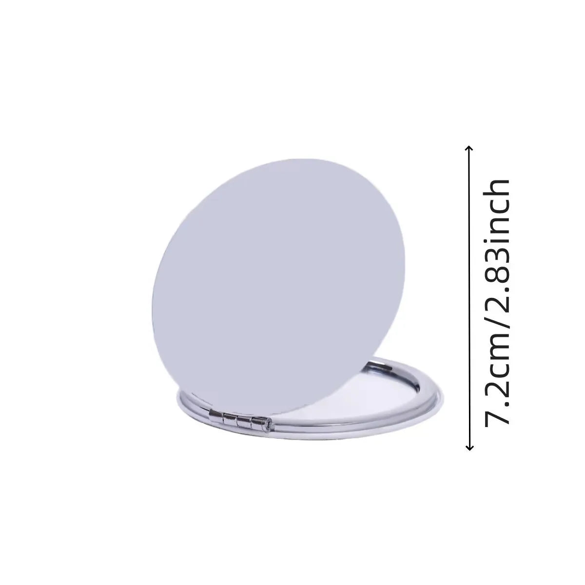 1 Piece DIY Diamond Painting Kit, Small Mirror, Mandala Pattern, PU Leather Material, Portable and Compact, for Makeup Use