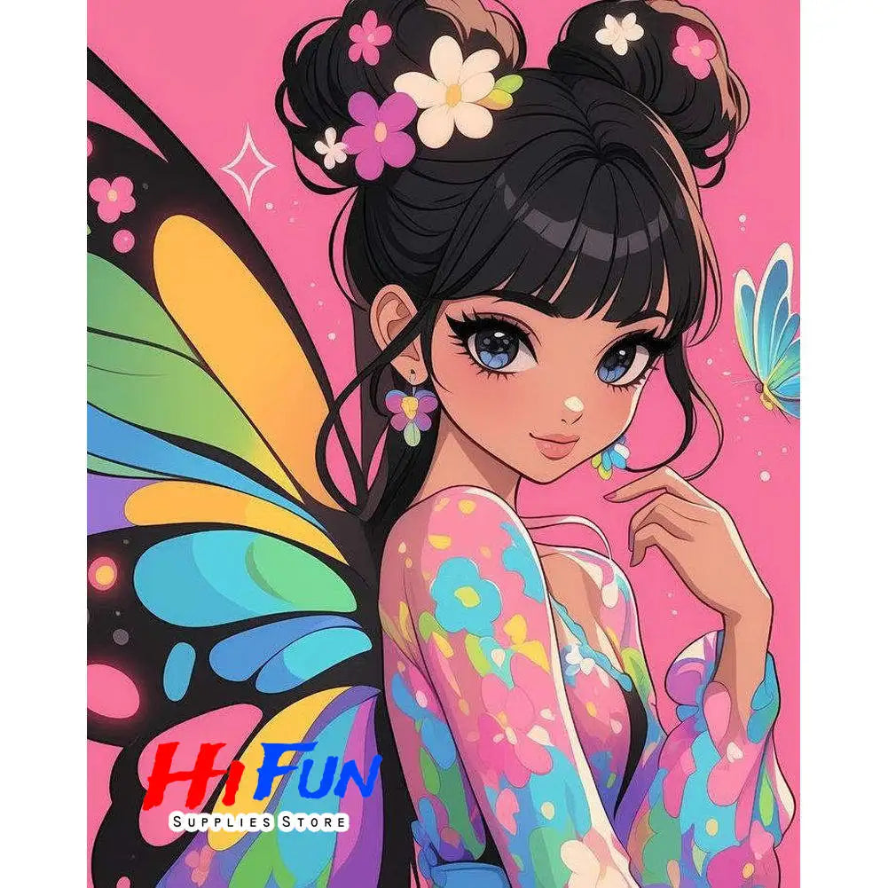 Transform Your Space with Our Fairy Butterfly Diamond Painting Craft Kit