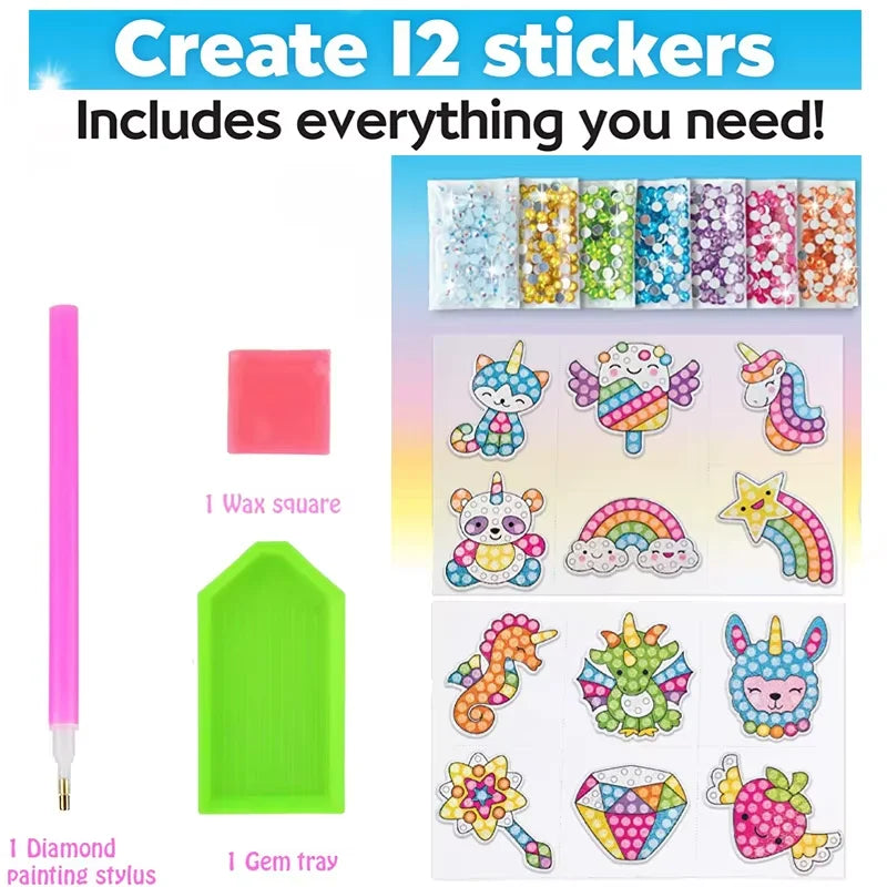 Create Your Own Sweets Diamond Painting Kits for Kids – Fun & Artistic 5D Craft Experience