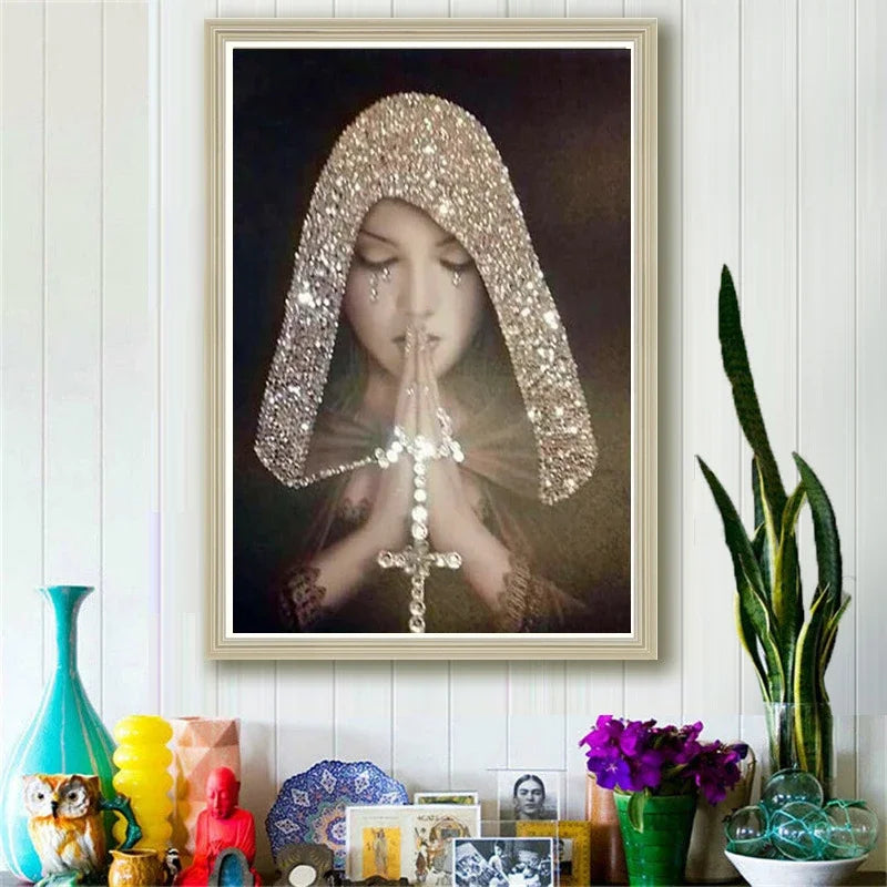 5D Diamond Paintings Religious Beauties Full Diamond Art Embroidery Living Room Office Home Decor Diy Diamond Cross Stitch Kits