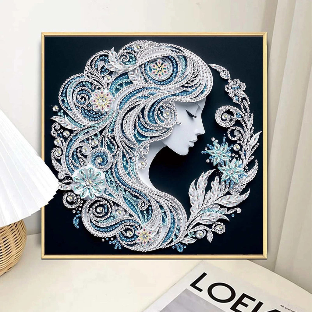 Special Shape Diamond Art Painting Kits for Adults and Beginners,DIY beauty Diamond Art Painting for Home Wall Decoration Gifts