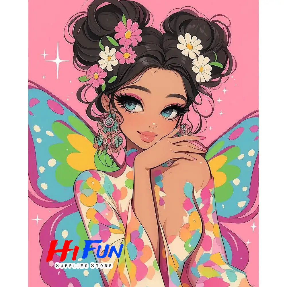Transform Your Space with Our Fairy Butterfly Diamond Painting Craft Kit