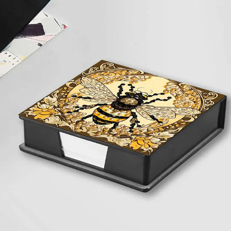 Diamond Painting Kit DIY Paper Dot Diamond Label Box - Animal Pattern - Suitable for Teachers and Reading Rooms, Study and Offic