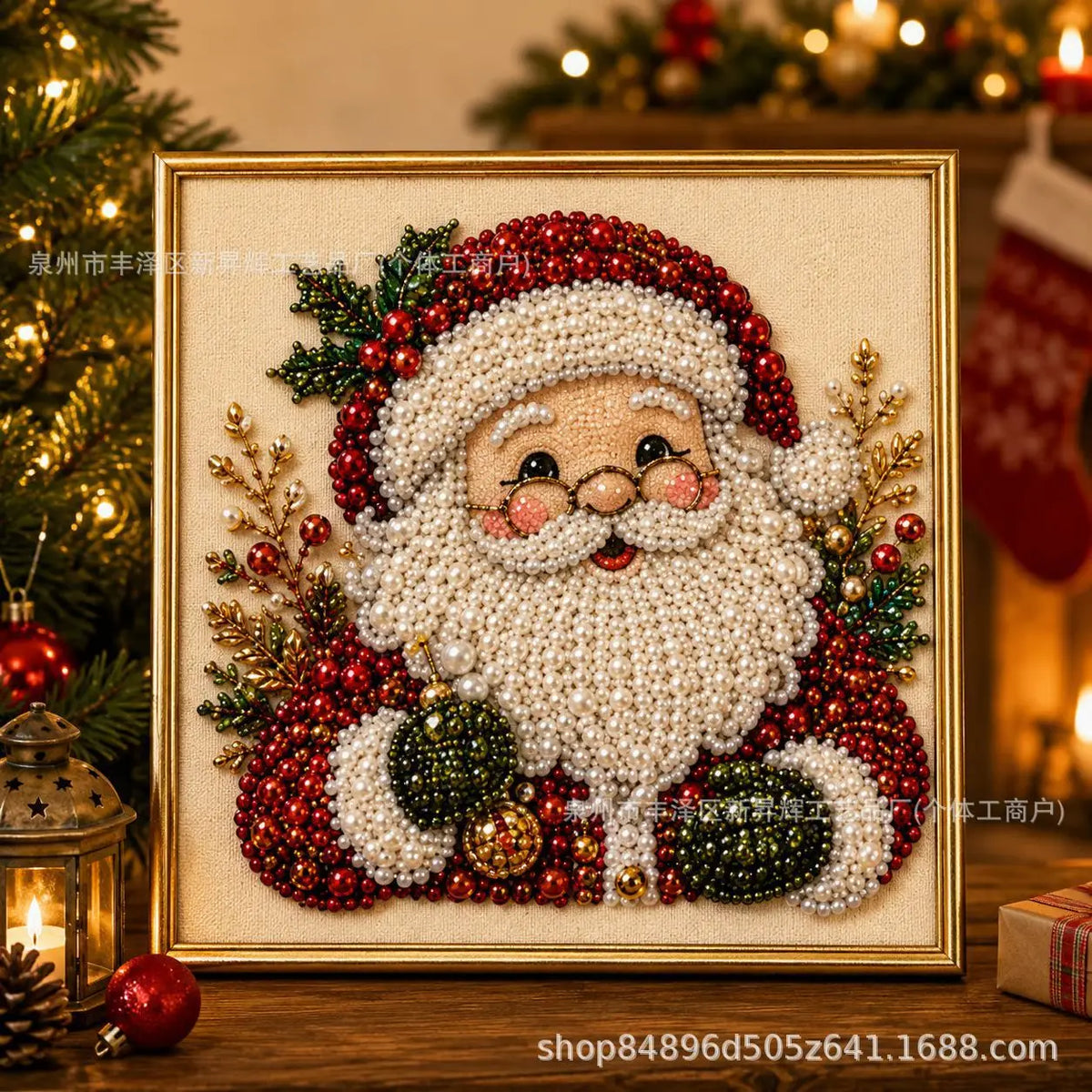 Transform Your Holidays with the Christmas Pearl Diamond Painting Kit