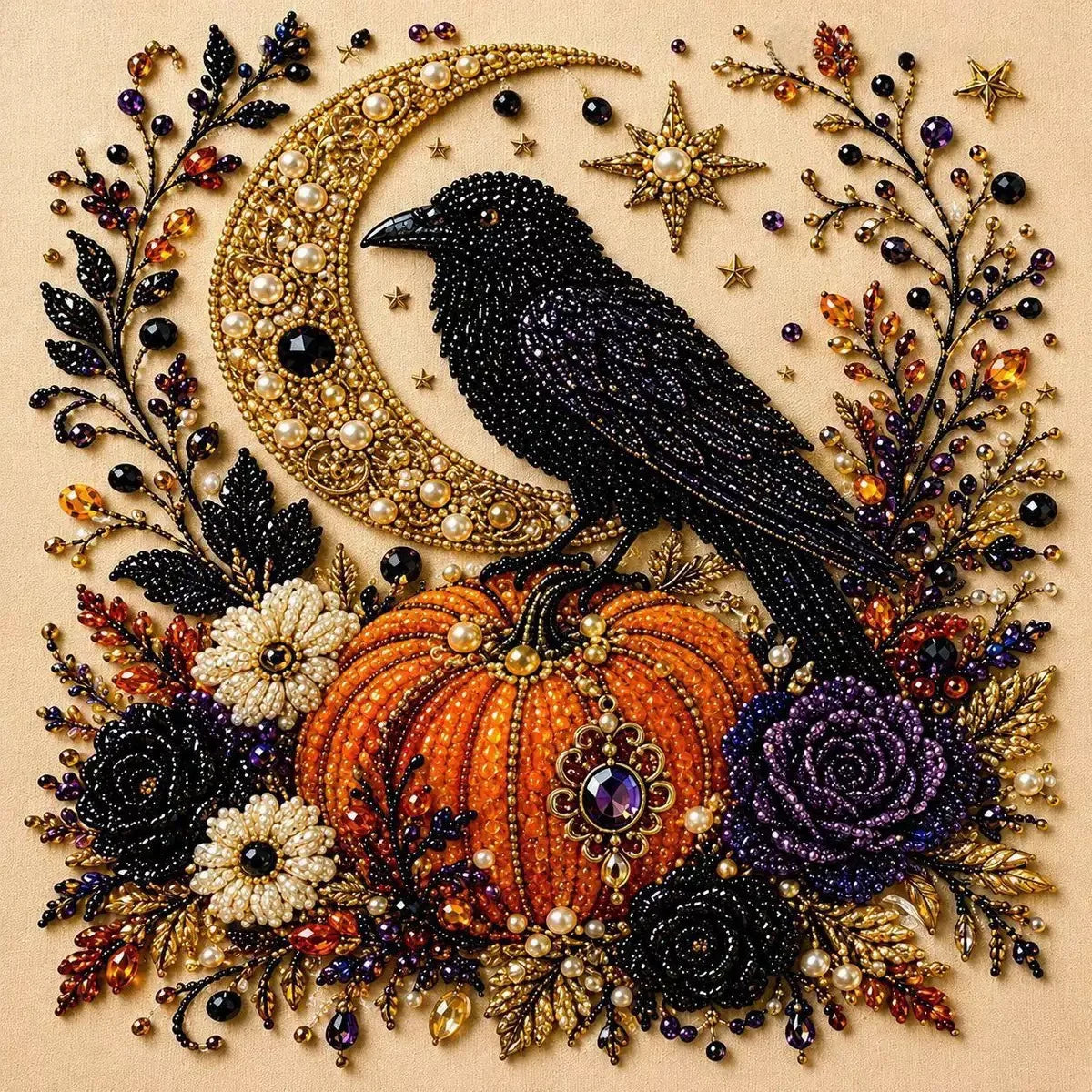 Transform Your Halloween with the DIY Halloween Pearl Painting Kit