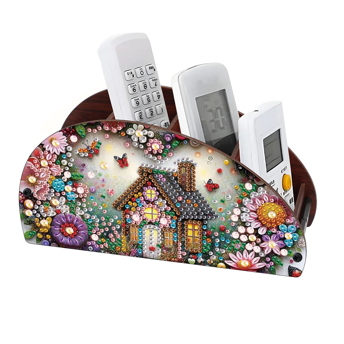 Diamond Painting Kit Organizer Box-Animals and Flowers Pattern DIY Special Shape Diamond Painting Home Decoration Storage Box