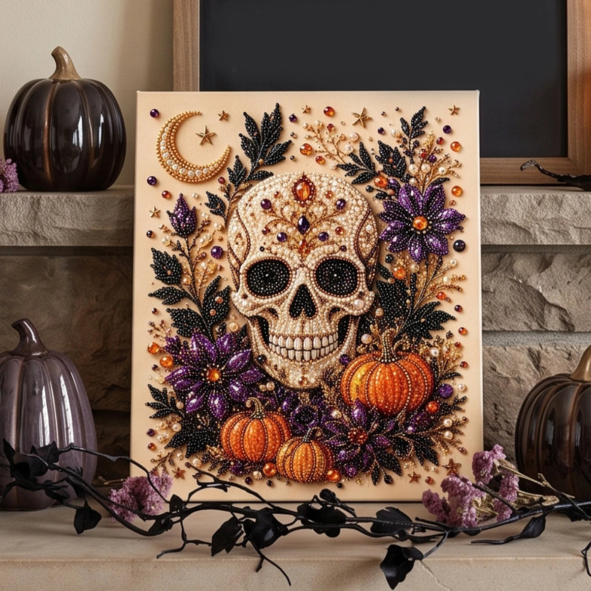 Transform Your Halloween Decor with Our DIY Halloween Diamond Painting Kit
