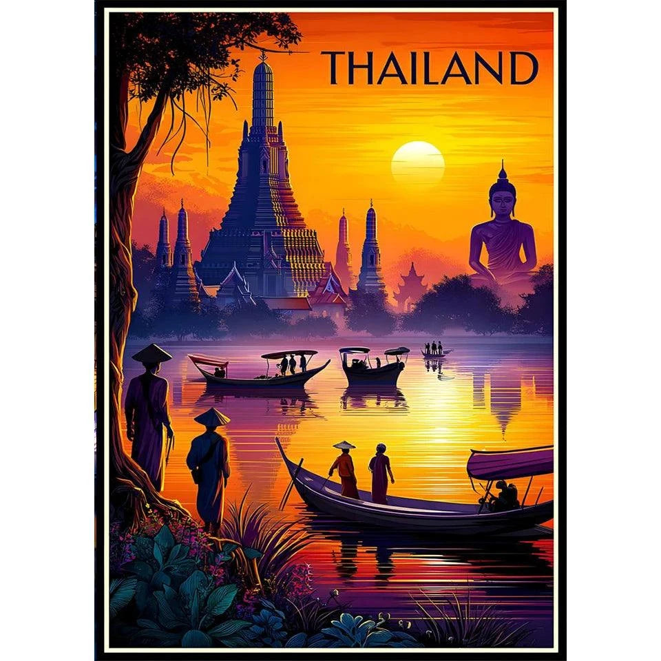 Diamond Painting Kit New York, Tokyo City Scenery Decoration DIY Full Drill World City Scenery Mosaic Cross Embroidery Set Gifts