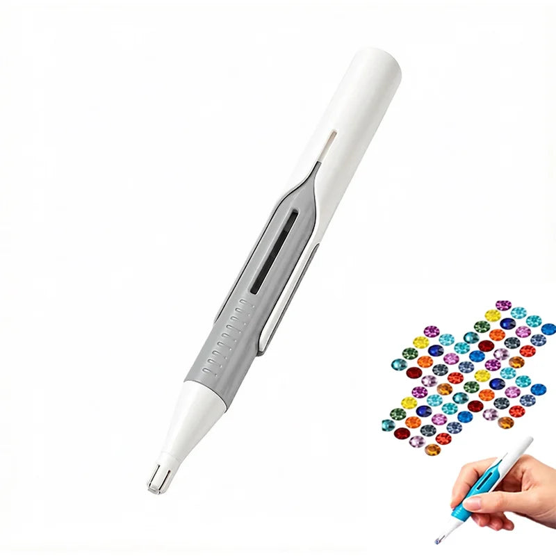 Diamond Painting Bead Dispenser Diamond Art Tool Pen Auto-feed Round Drill Applicator For Diamond Painting Diy Craft Accessory
