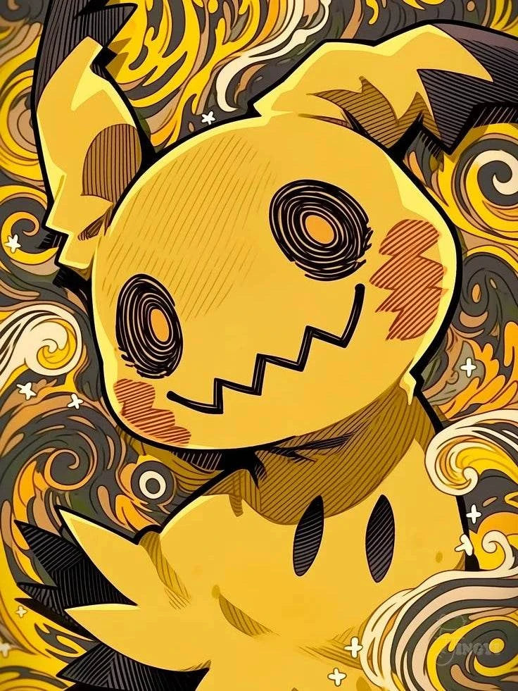 Cute Mimikyu Diamond Painting Kit 5D DIY Diamond Embroidery CrossHandmade Art Children's Gift Crafts Home Decoration