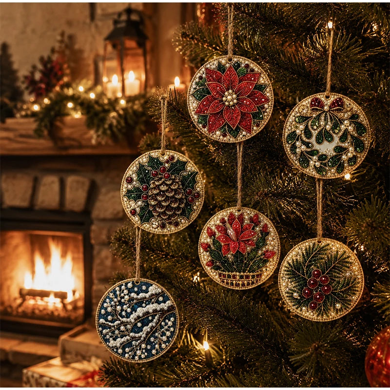 DIY Christmas Diamond Painting Kit - Create Beautiful Holiday Ornaments
