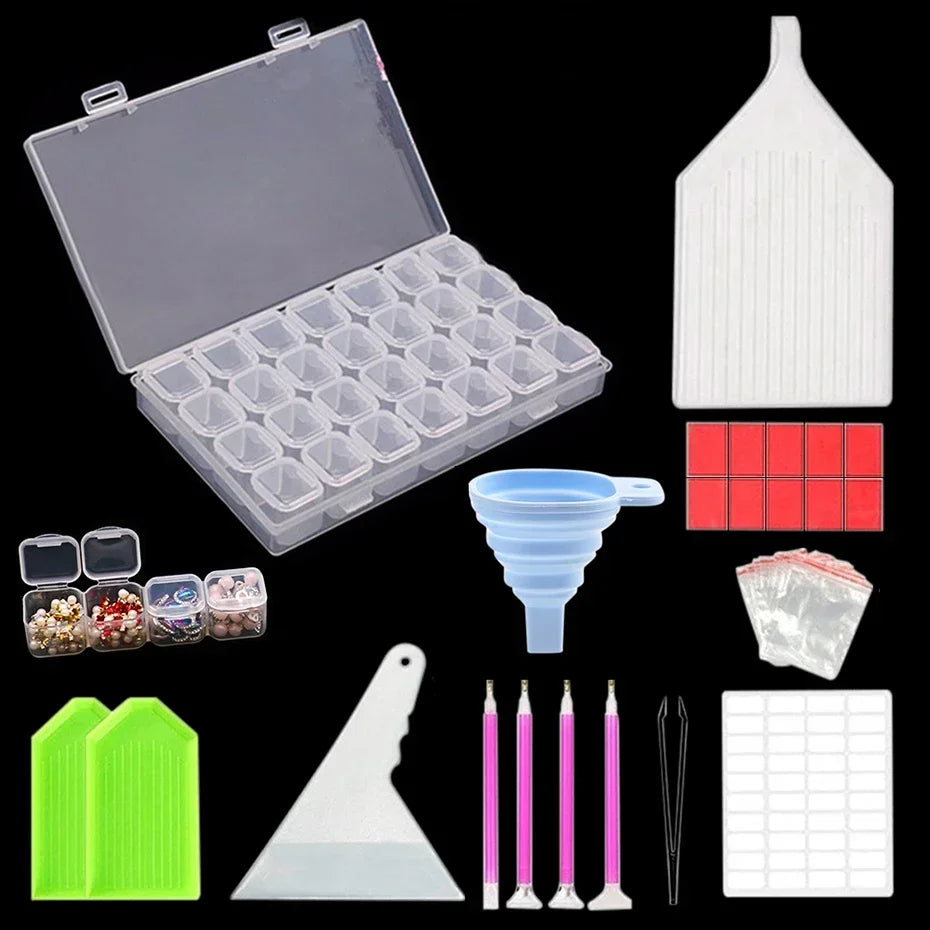 Unlock Your Creativity with the Diamond Painting Essential Tools Set