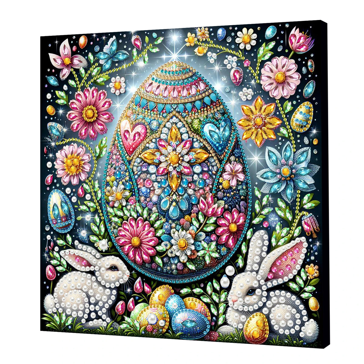 DIY Pearl Art Painting Set with Frame 9.84x9.84in Diamond Art Pearl Painting Kit for Adults Beginners Gift Idea Home Wall Decor