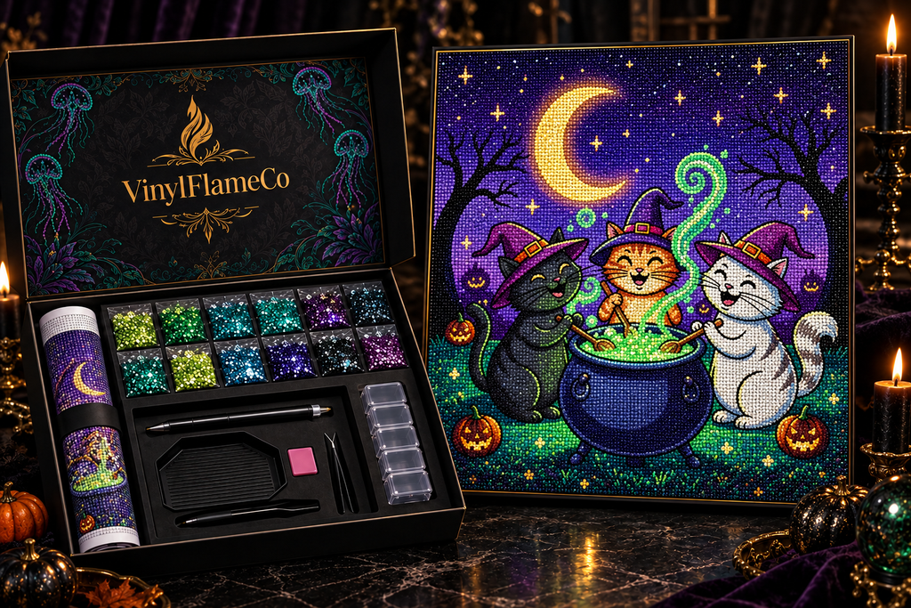 Cauldron Cats Coven - Luxury Mockup