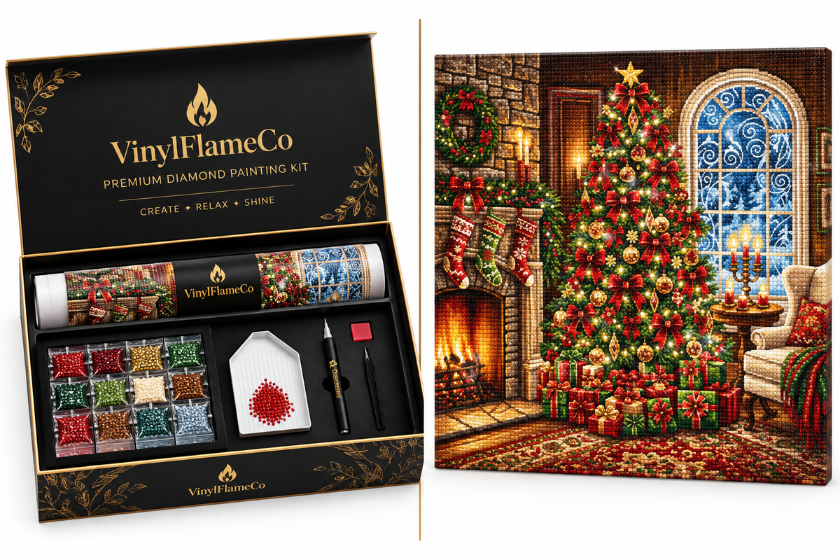 Transform Your Home for the Holidays with Our Christmas Morning Diamond Painting Kit