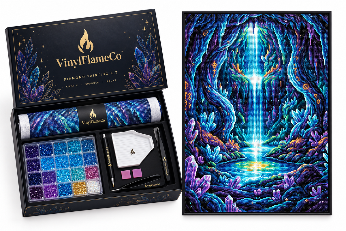 Crystal Cave Diamond Painting Kit - Unlock Your Creative Spark