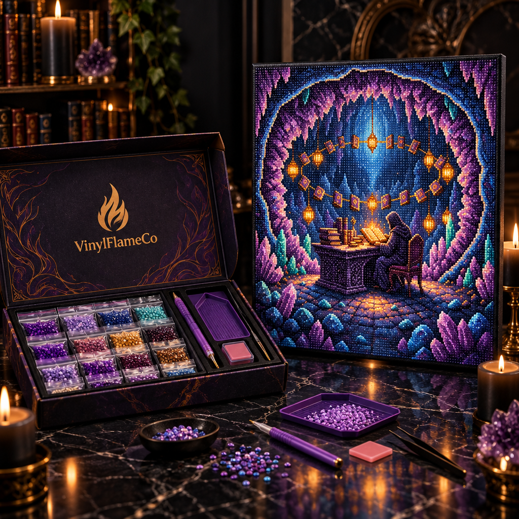Crystal Cave Scholar - Luxury Mockup