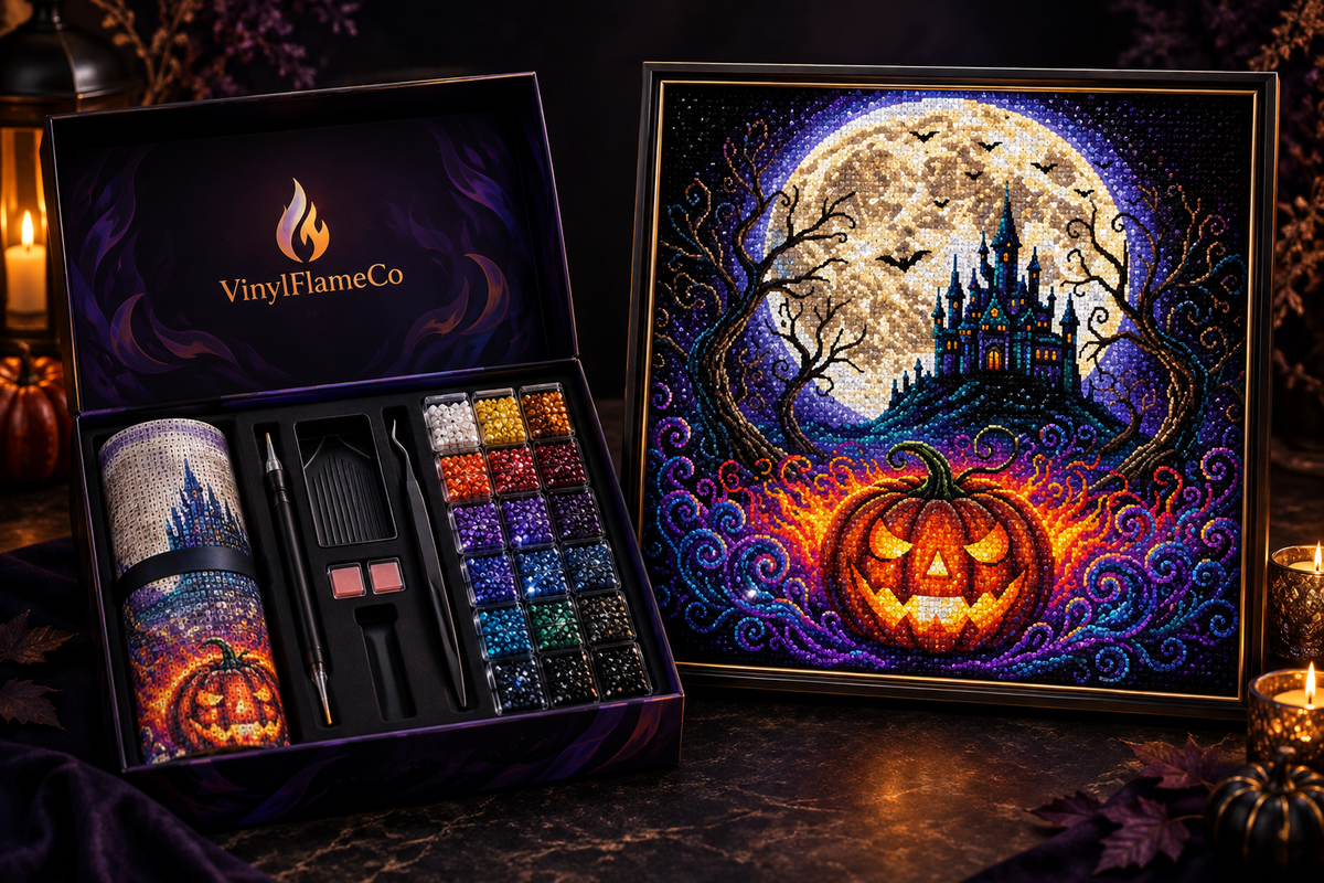 Haunted Castle Pumpkin - Packaging Mockup