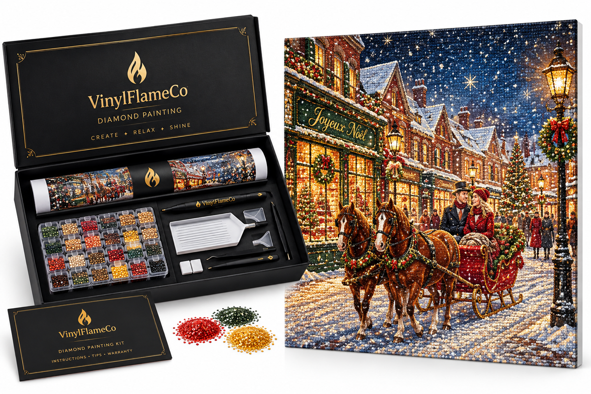 Sleigh Ride Diamond Painting Kit - A Creative Journey to Relaxation