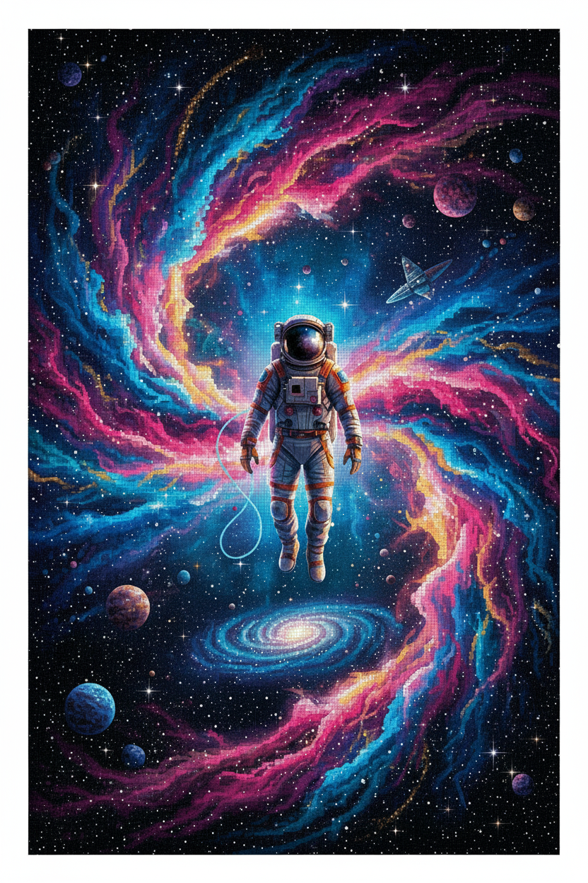 Wild serenity - Diamond painting kit 