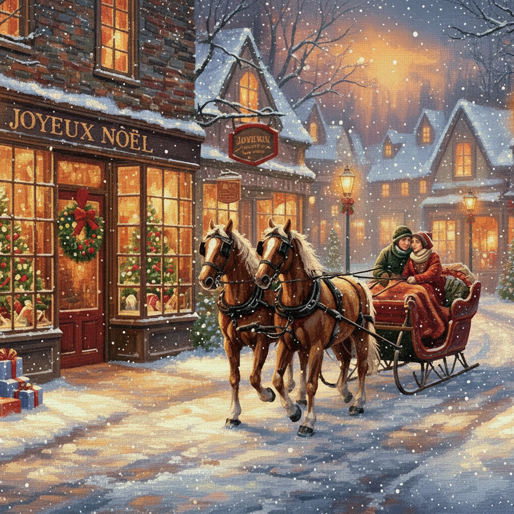 Sleigh Ride -Diamond Painting Kit