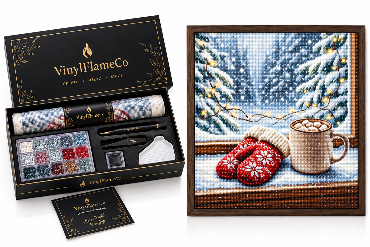 Cocoa & Mittens - Diamond Painting Kit