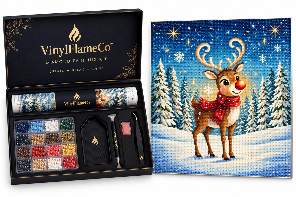 Reindeer Diamond Painting Kit: Unleash Your Creativity and Enjoy a Calming Experience