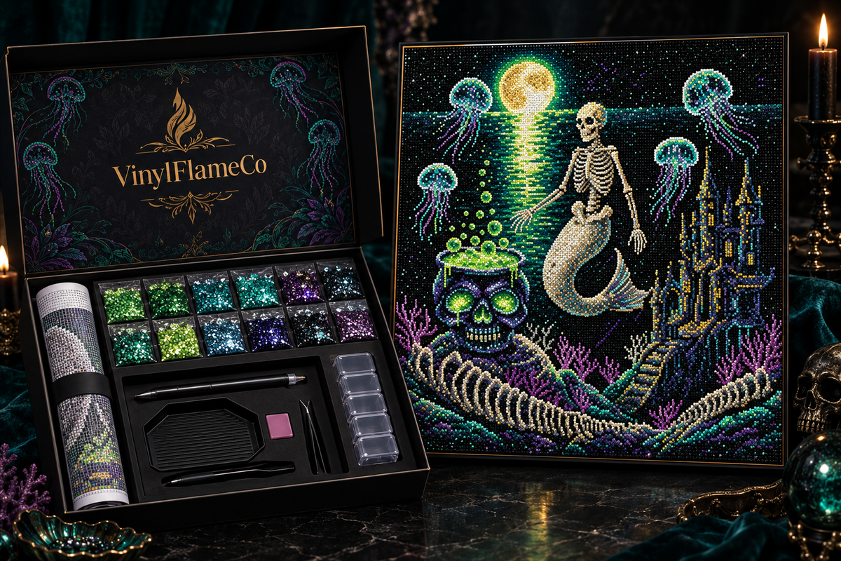 Skeletal Mermaid - Packaging Mockup