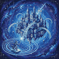 Time Frozen Wizard City - Diamond Painting Kits
