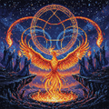 Fire Pheonix - Diamond Painting Kits