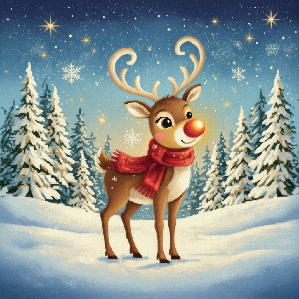 Reindeer - Diamond Painting Kit