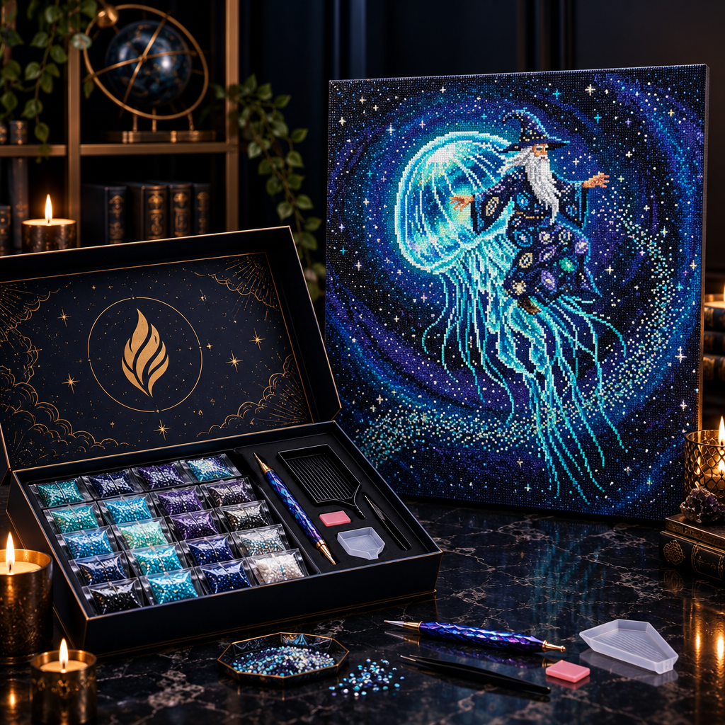 Wizard Jellyfish - Luxury Mockup
